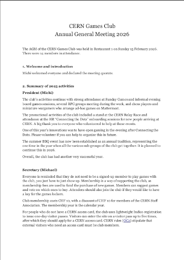 2026 AGM Minutes