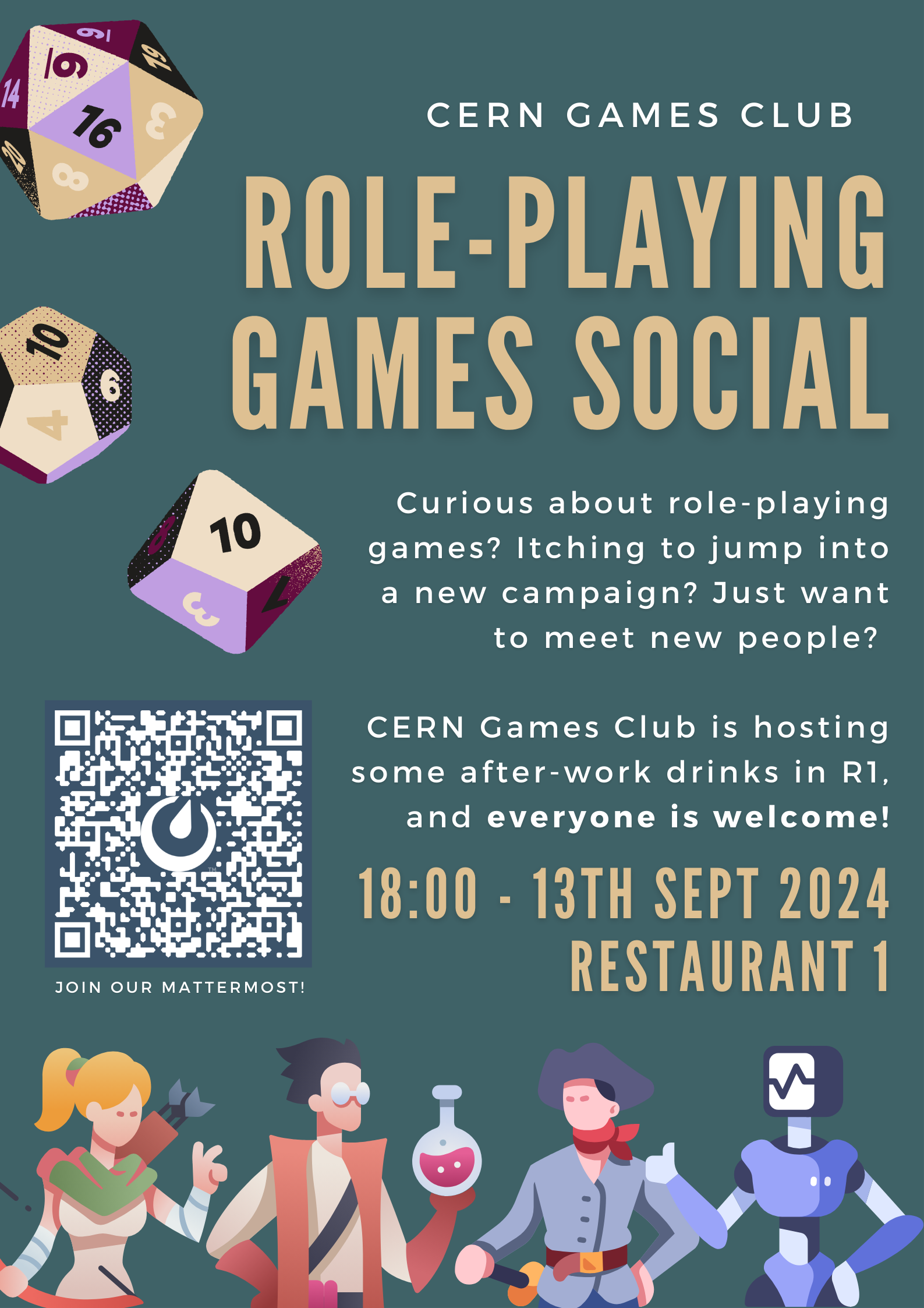 CERN Games Club RPG Social