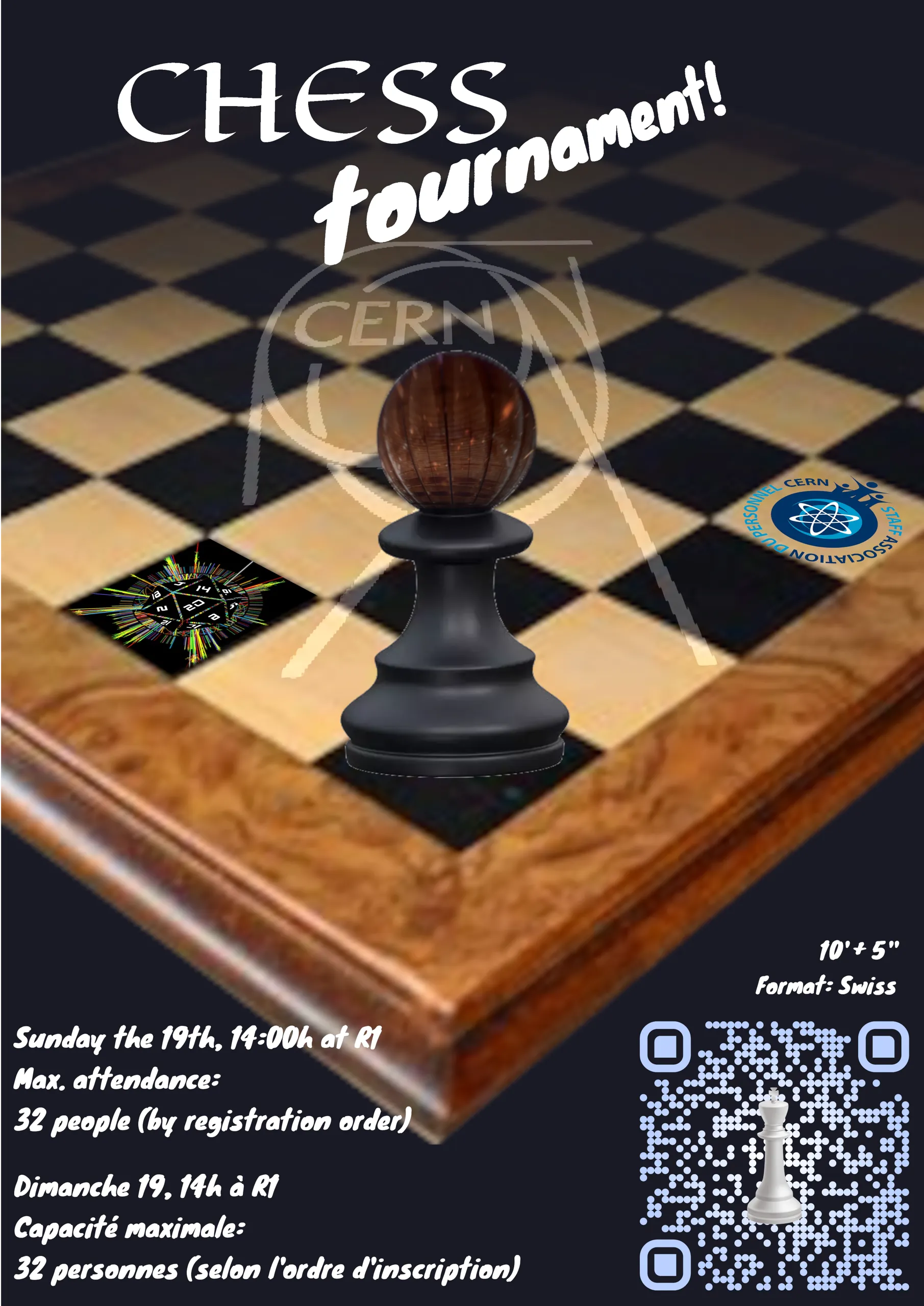 Chess Tournament in R1 – Sunday 19 October 2025