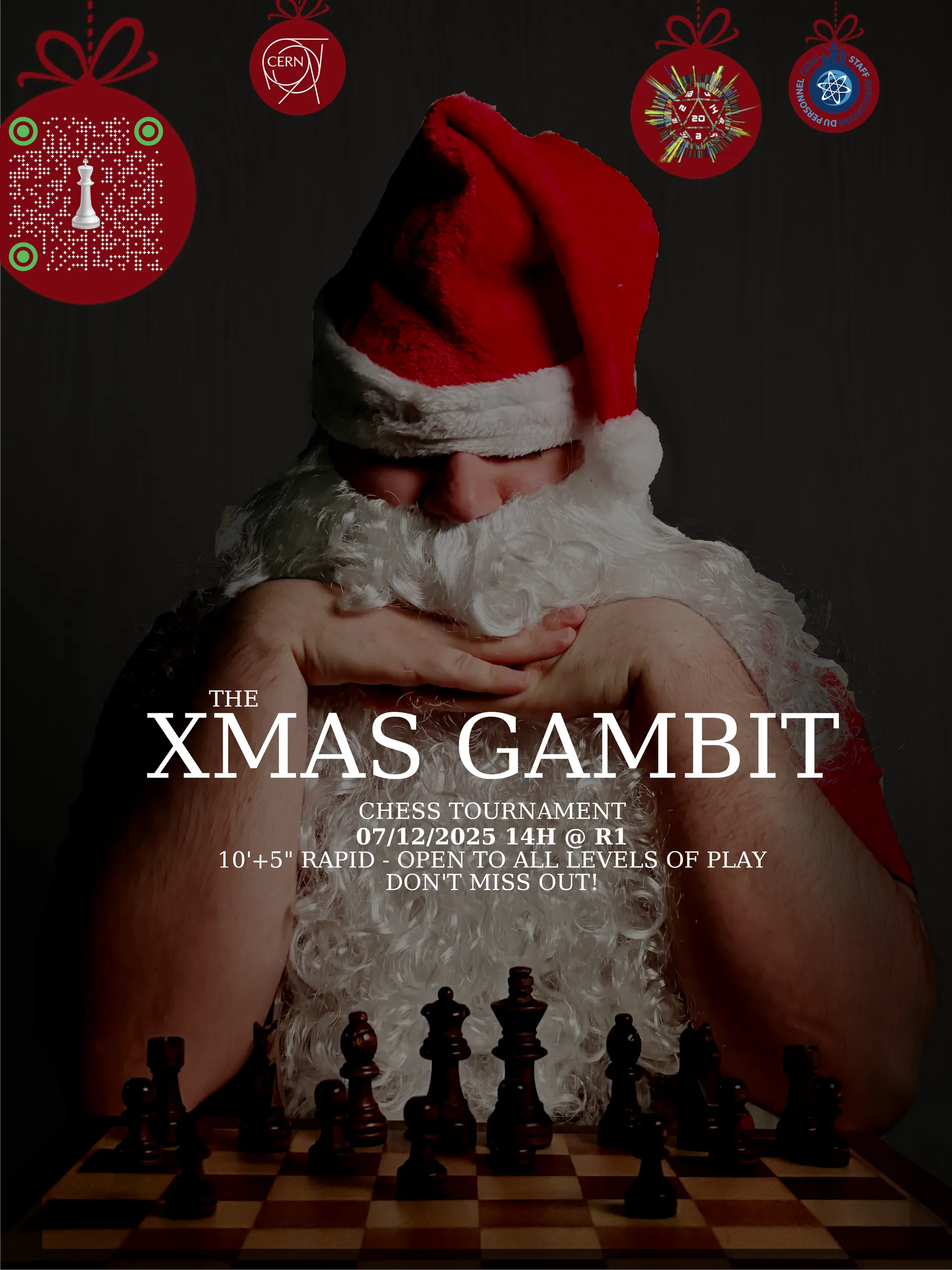 Christmas Chess Tournament in R1 – Sunday 7 December 2025